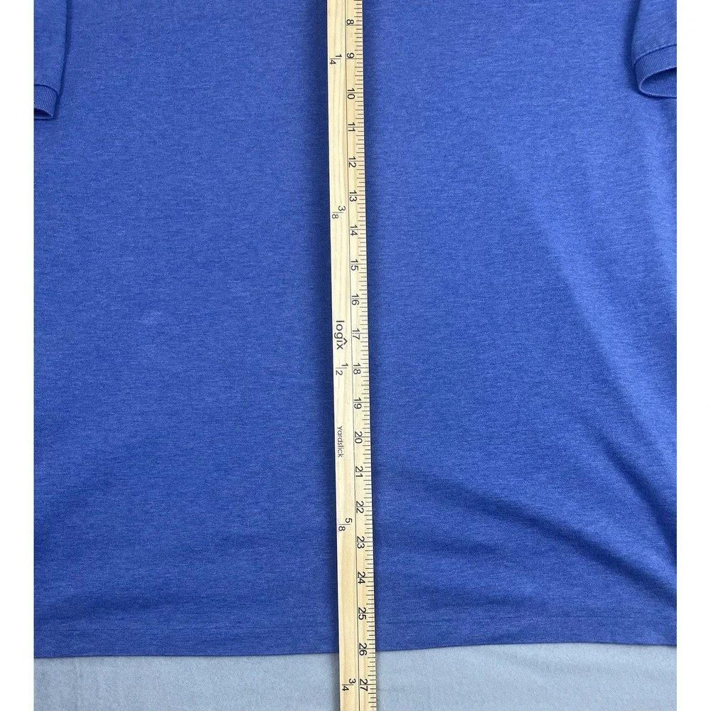Ralph Lauren Polo Men's Pima Soft Touch Blue XL Polo‎ Shirt